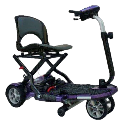 EV Rider Transport Plus Folding Scooter Plum Open Box