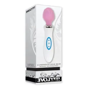 Evolved Luminous Love Bud Light Up Wand Vibrator