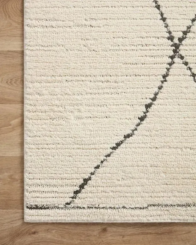 Fabian FAB-02 Ivory/Charcoal Rug