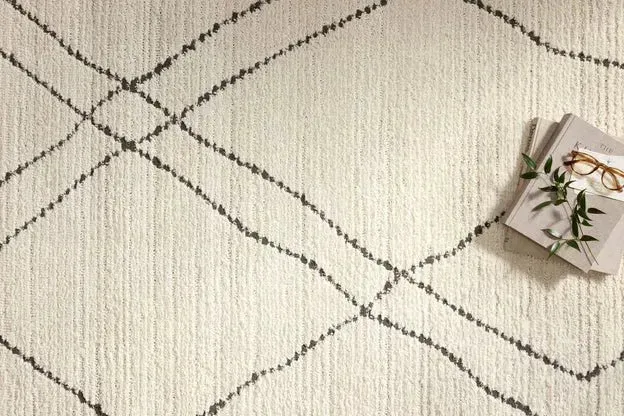Fabian FAB-02 Ivory/Charcoal Rug