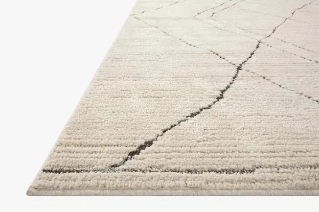 Fabian FAB-02 Ivory/Charcoal Rug