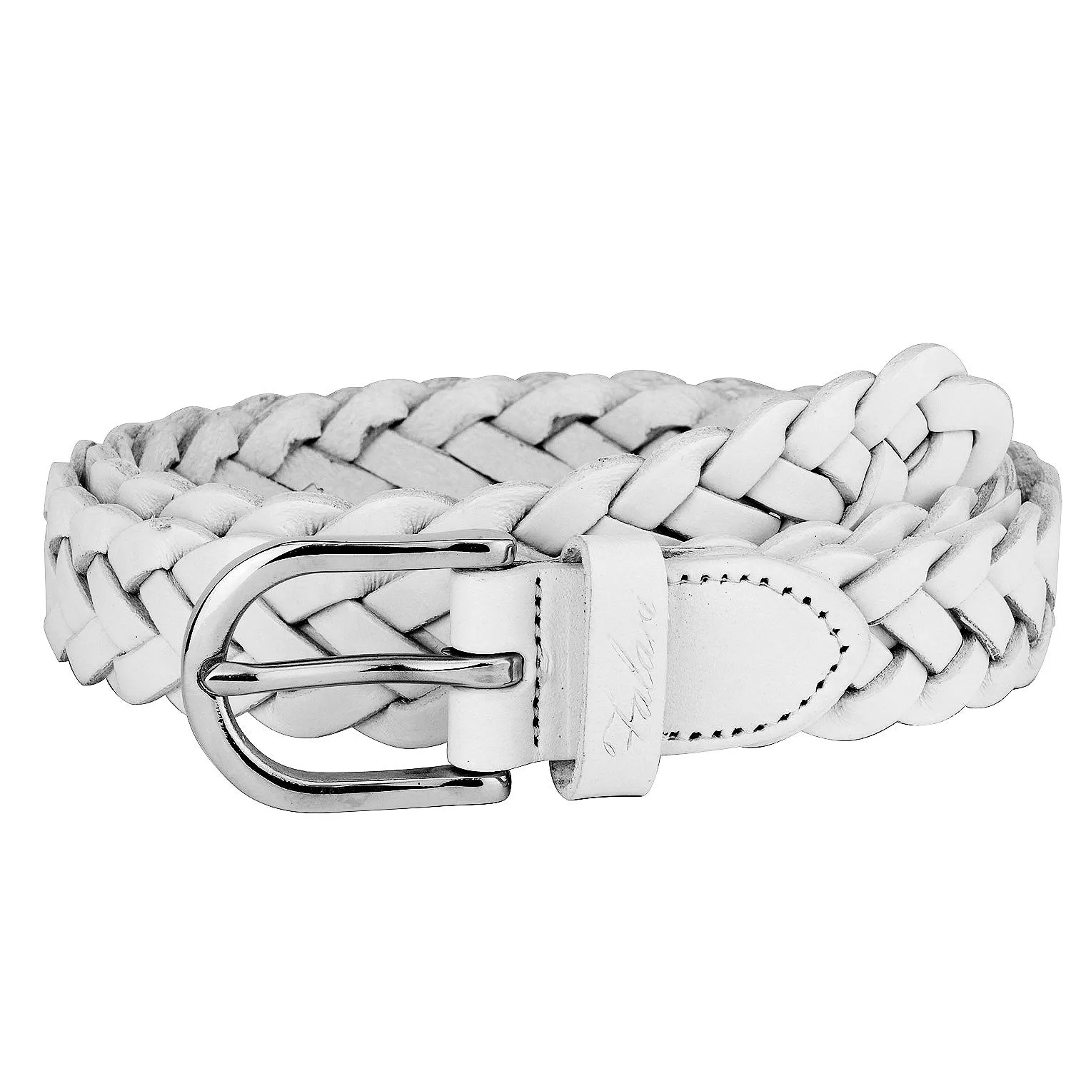 Falari Women's Leather Braided Belt 6007