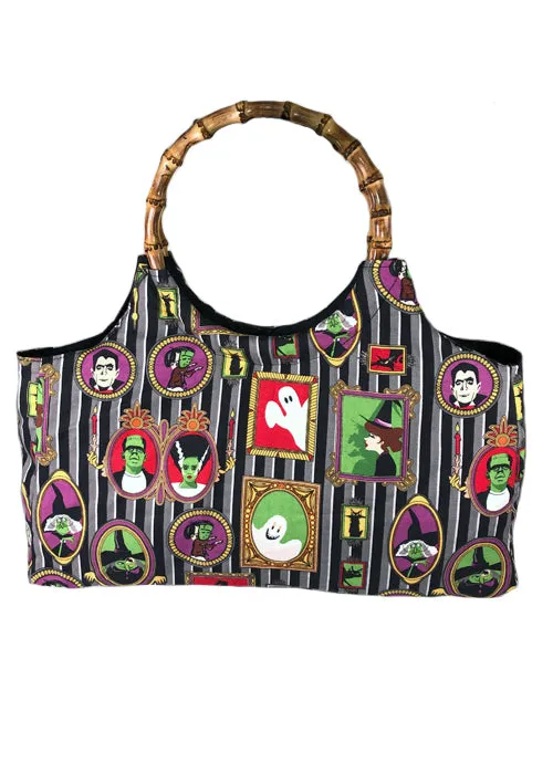 Family Portrait Bamboo Handbag