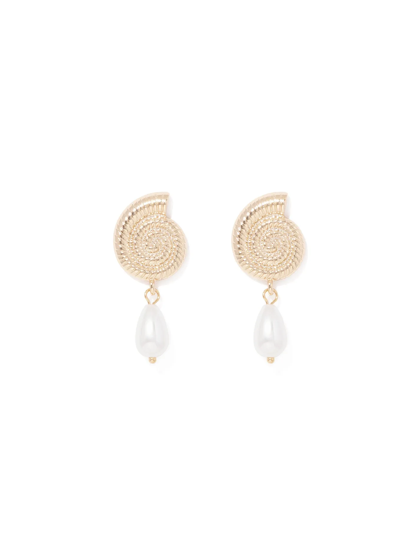 Felicia Shell Swirl Earrings