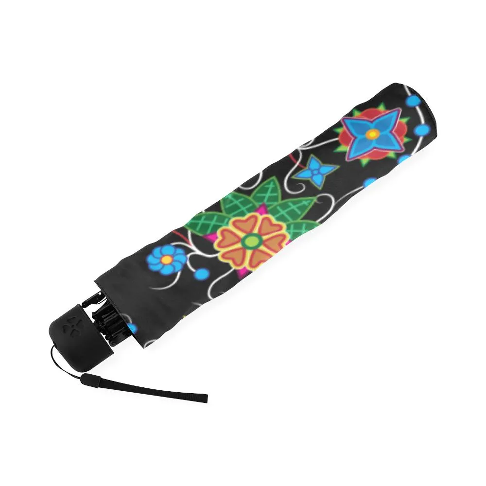 Floral Beadwork Four Mothers Foldable Umbrella