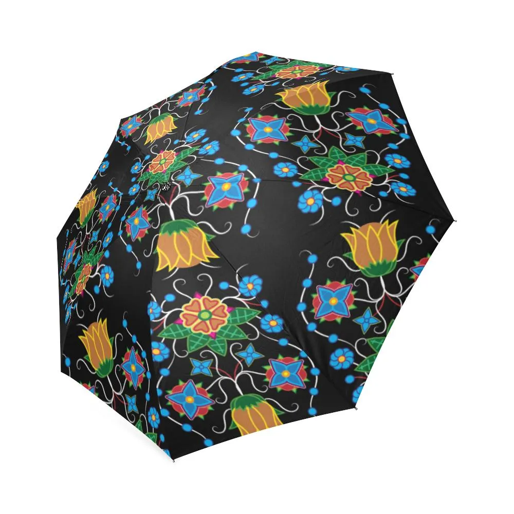 Floral Beadwork Four Mothers Foldable Umbrella