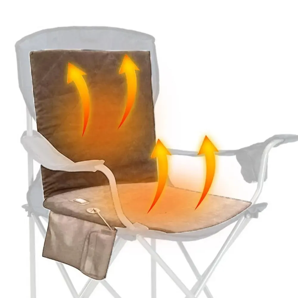 Foldable Heated Seat Cushion - 3 Level Temperature Controller Seat Cushion Heater Pad