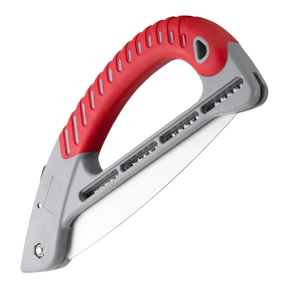 Foldable Pruning Saw - Tough High Carbon Steel Blade with Triple Bevel Teeth