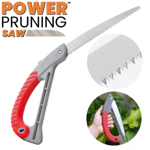 Foldable Pruning Saw - Tough High Carbon Steel Blade with Triple Bevel Teeth