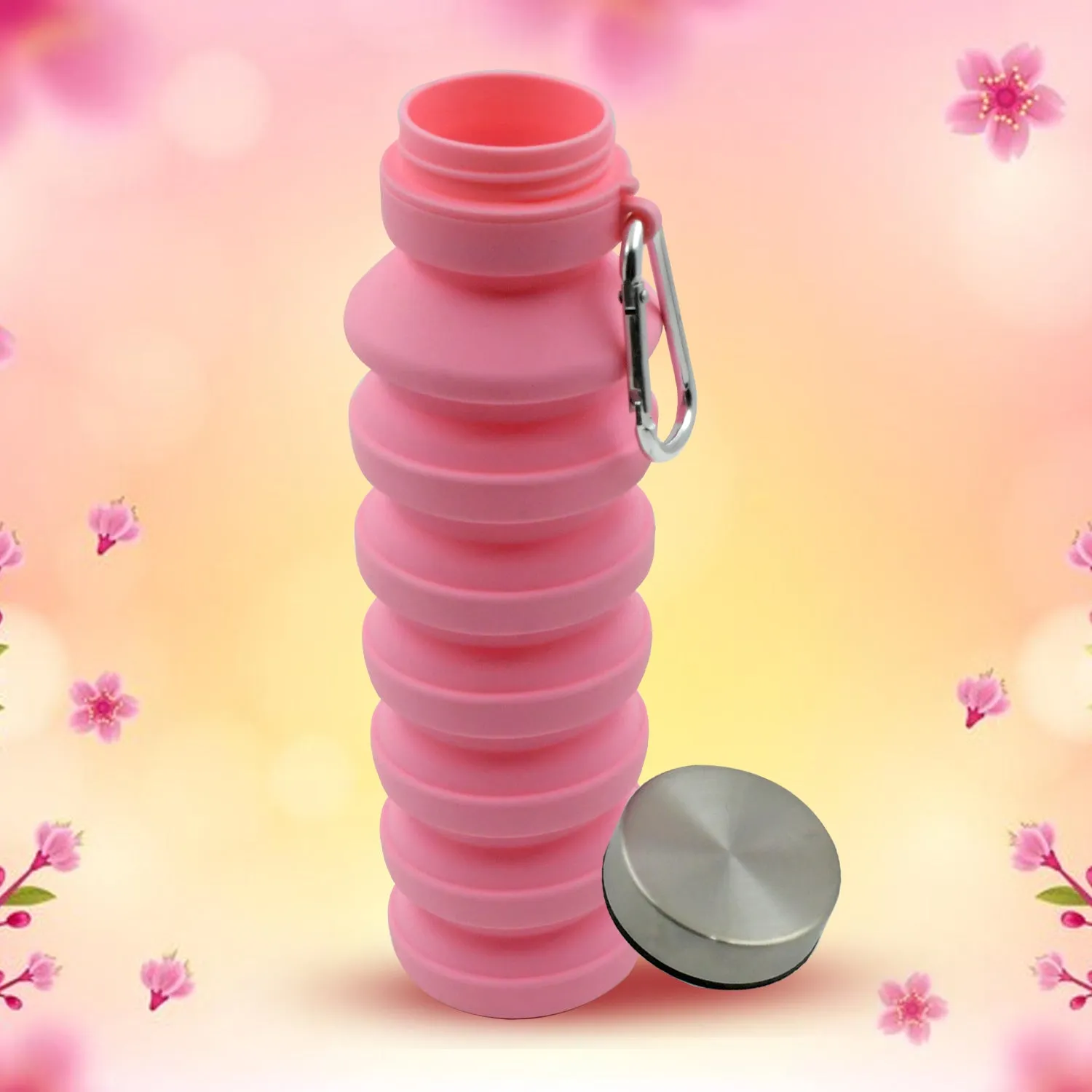 Foldable Silicone Water Bottle for Travel