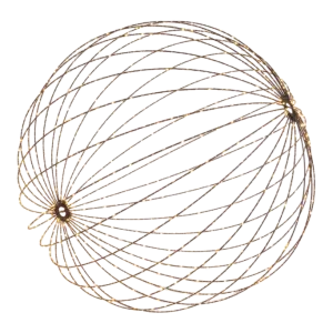 Foldable Sphere LED Metal Copper - 80cm
