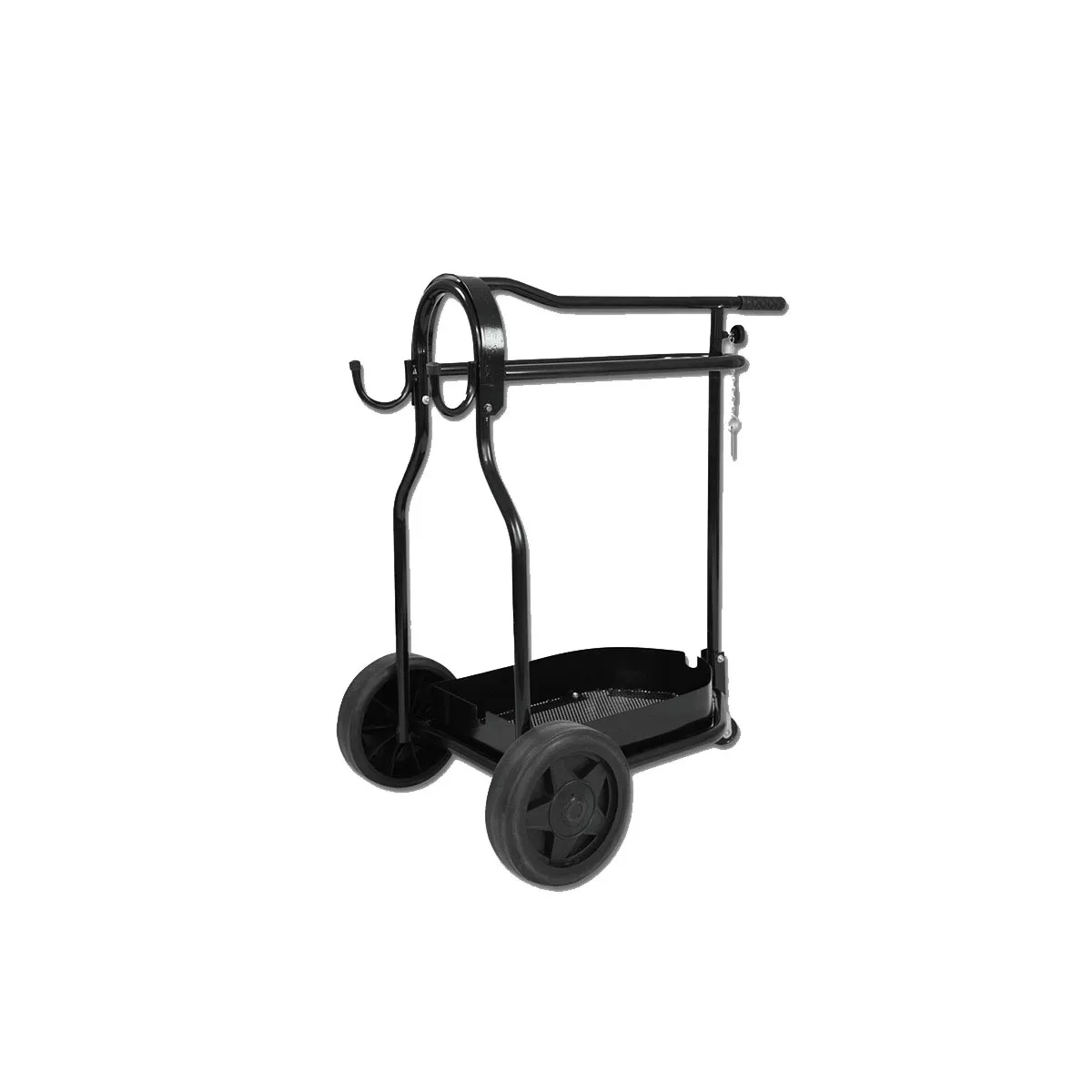 FOLDABLE STABLE CARRY-BASKET BY WALDHAUSEN Black