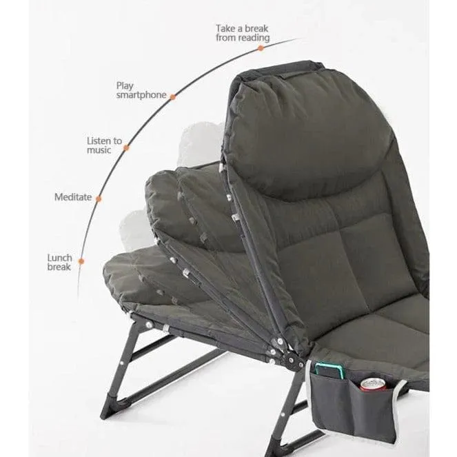 Folding Recliner  Bed  - Ultralight Folding Bed for Tent Travel Office Hiking Camp