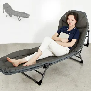 Folding Recliner  Bed  - Ultralight Folding Bed for Tent Travel Office Hiking Camp