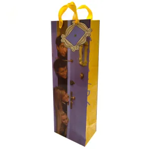 Friends Themed Multi-Colour Bottle Gift Bag