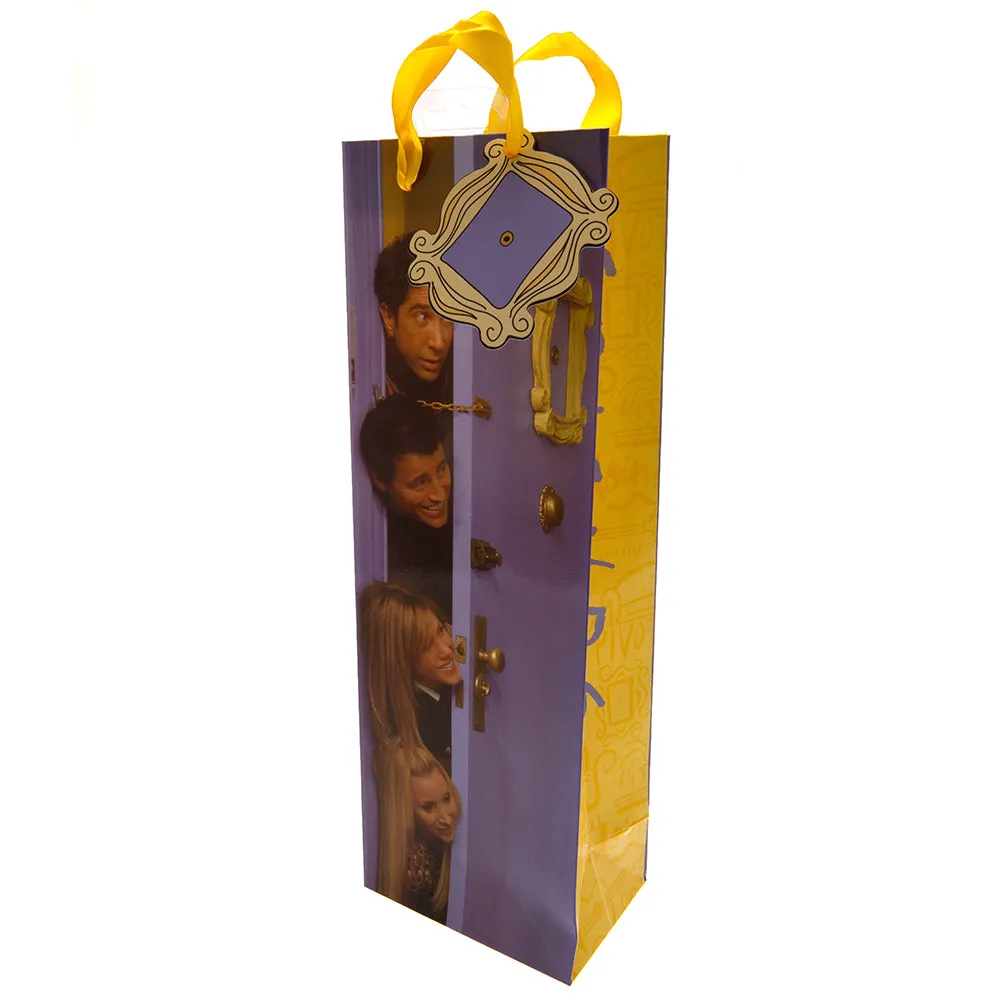Friends Themed Multi-Colour Bottle Gift Bag