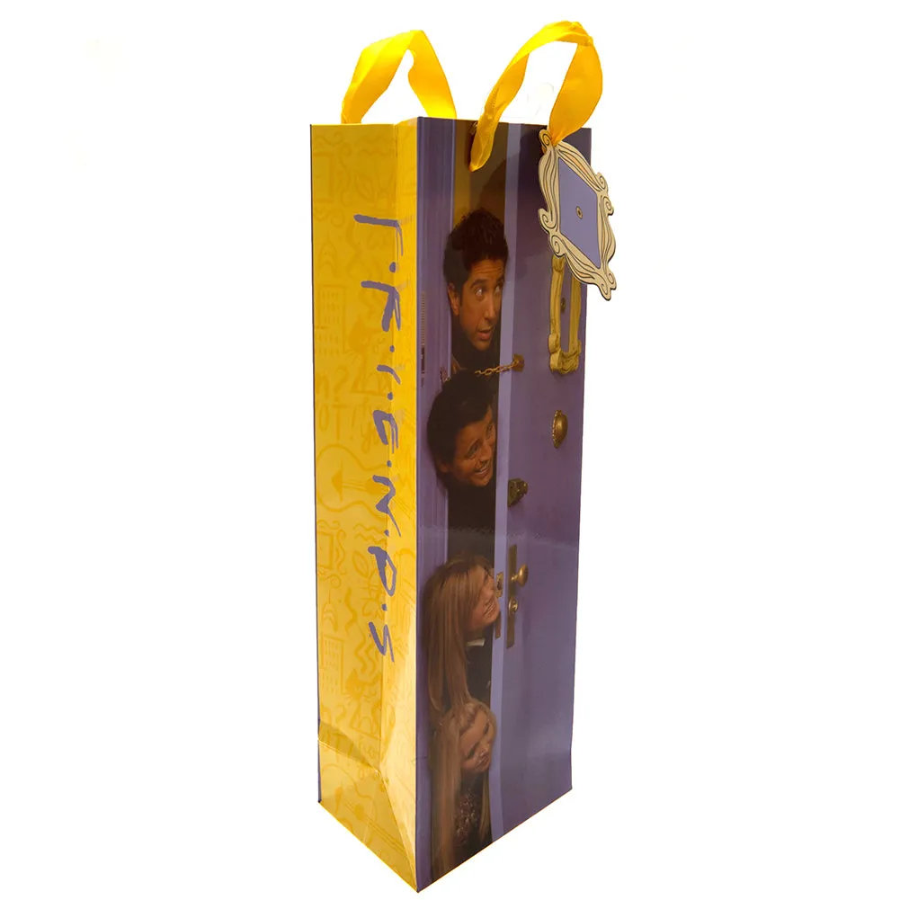 Friends Themed Multi-Colour Bottle Gift Bag