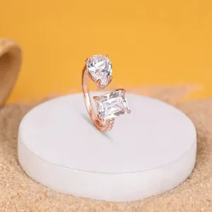 Fusion Two Stone Ring