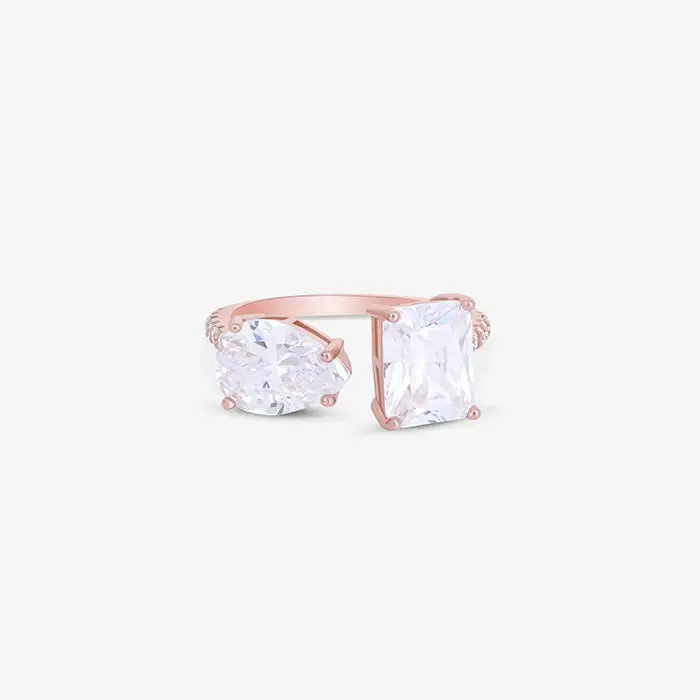 Fusion Two Stone Ring