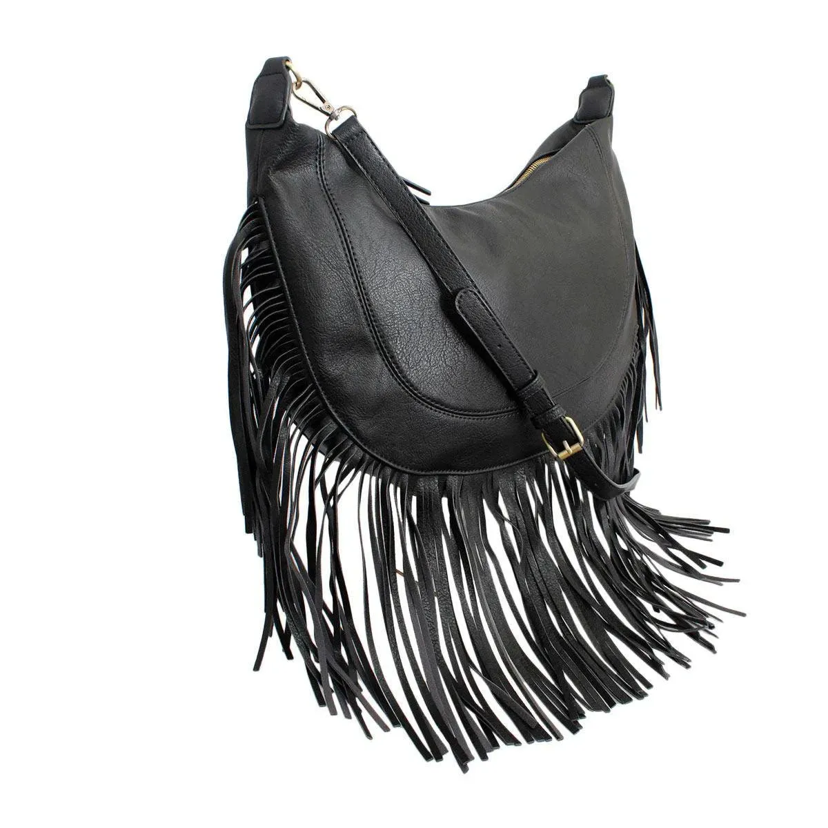 Get the Hottest Black Boho Handbag with Fringe for Women