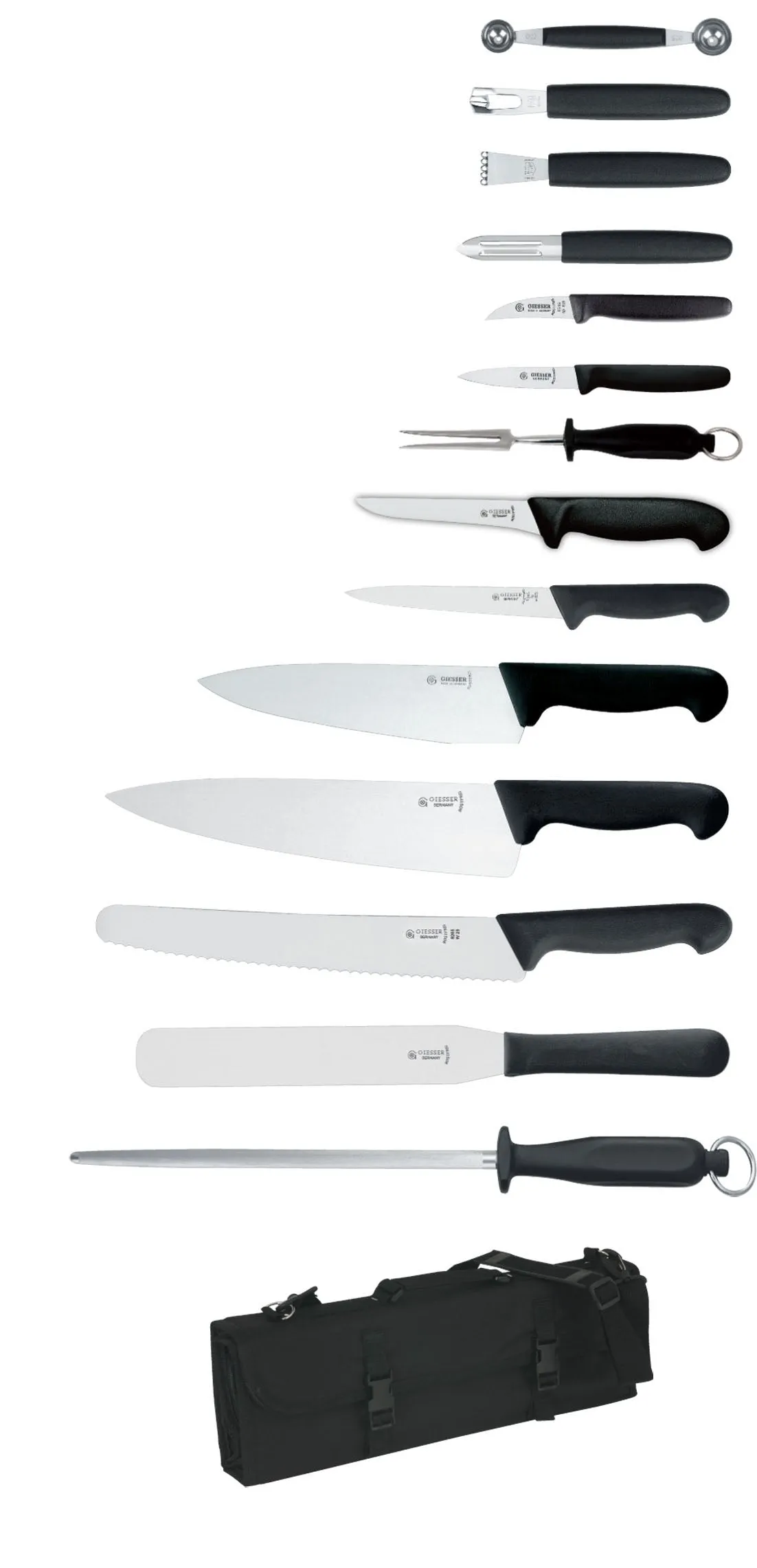 Giesser 14Pc Knife Set   Knife Case