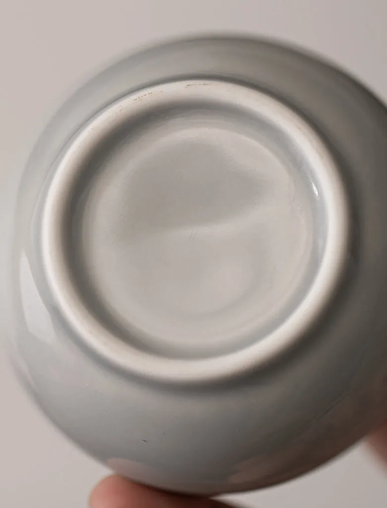 Gohobi Ceramic Tea Storage Jars Ice Grey (Straw Lid)