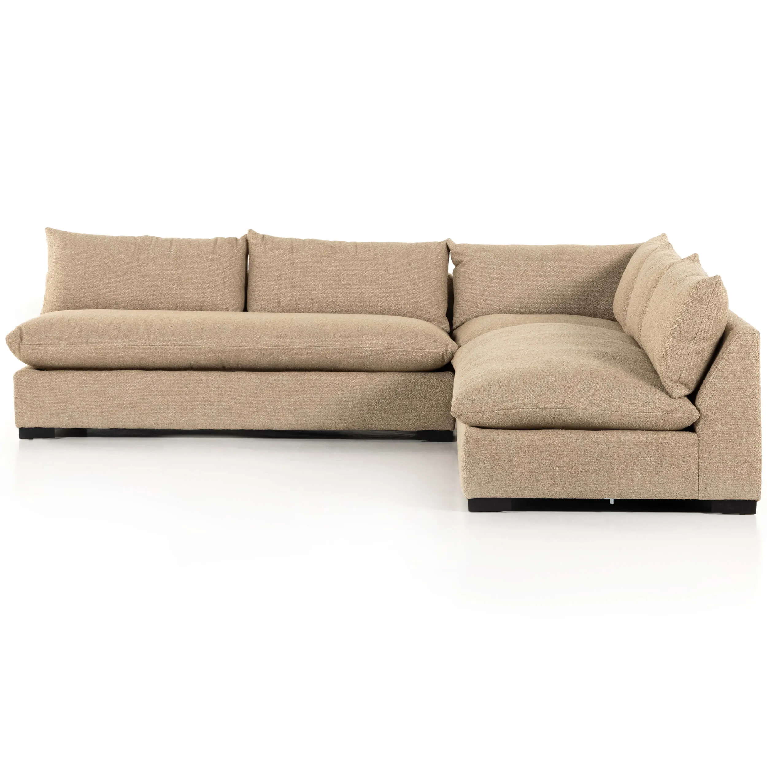 Grant 3 Piece Sectional, Heron Sand