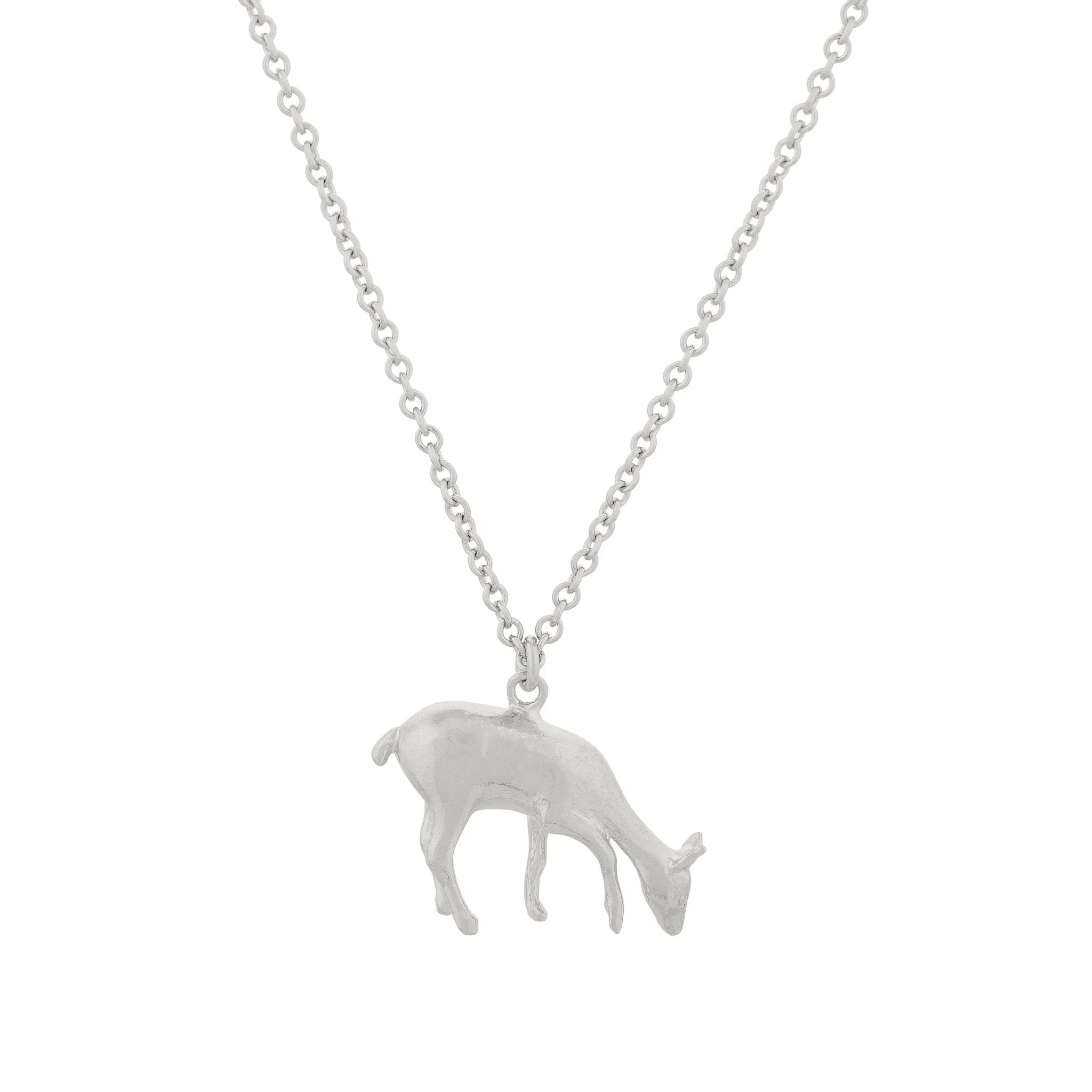 Grazing Doe Necklace