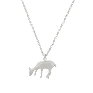 Grazing Doe Necklace