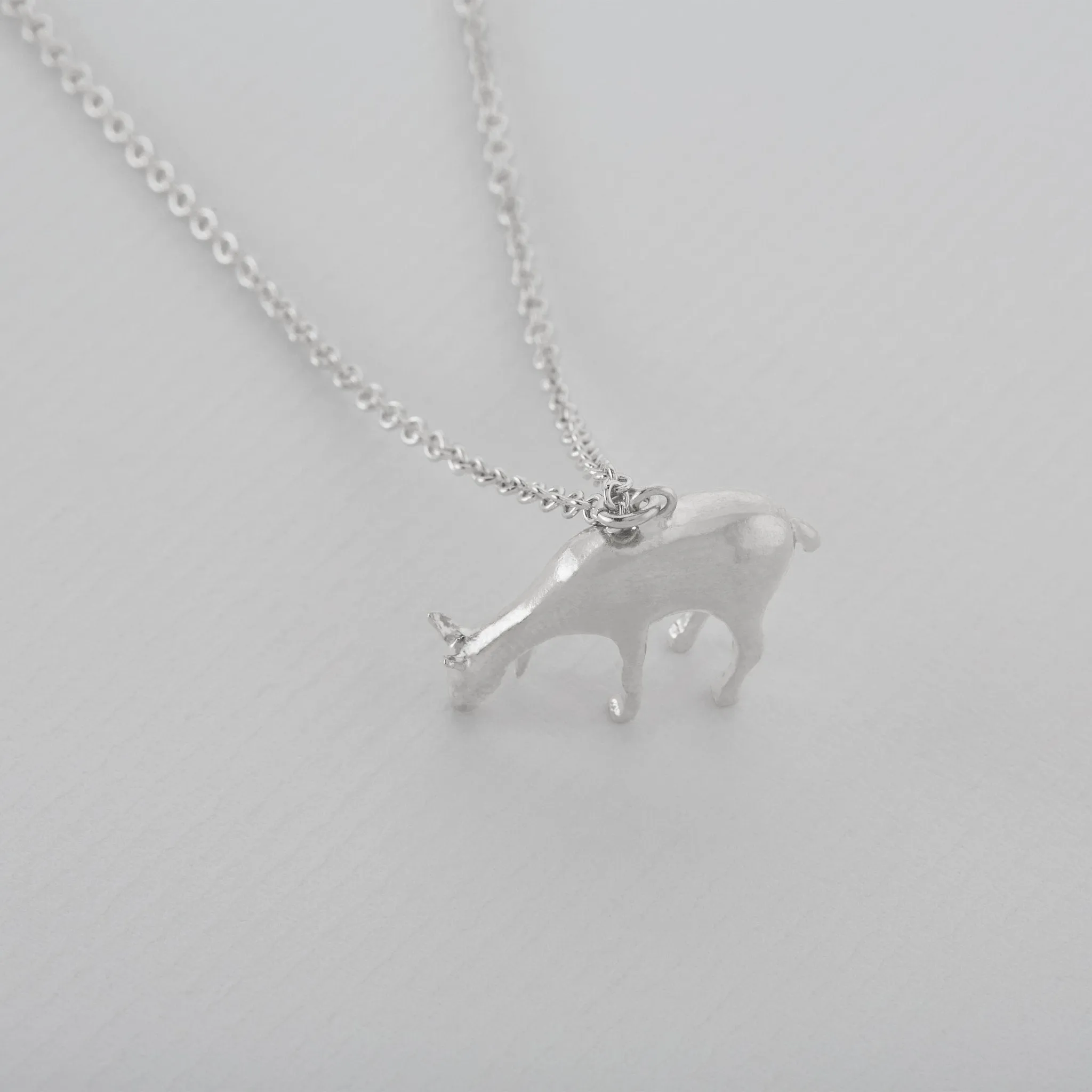 Grazing Doe Necklace