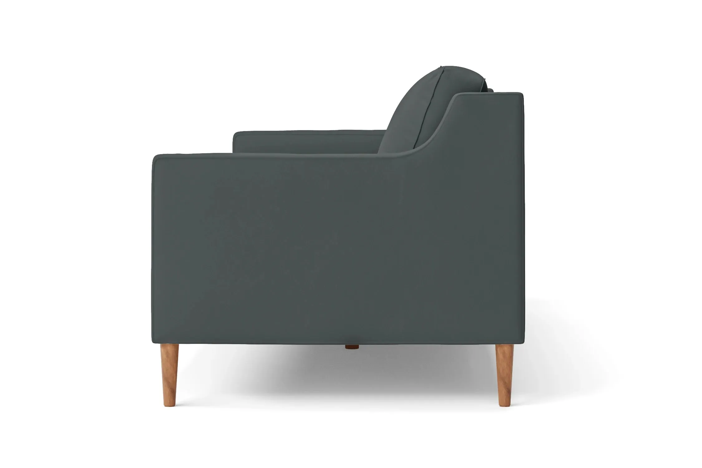 Greco 2 Seater Sofa Slate Leather