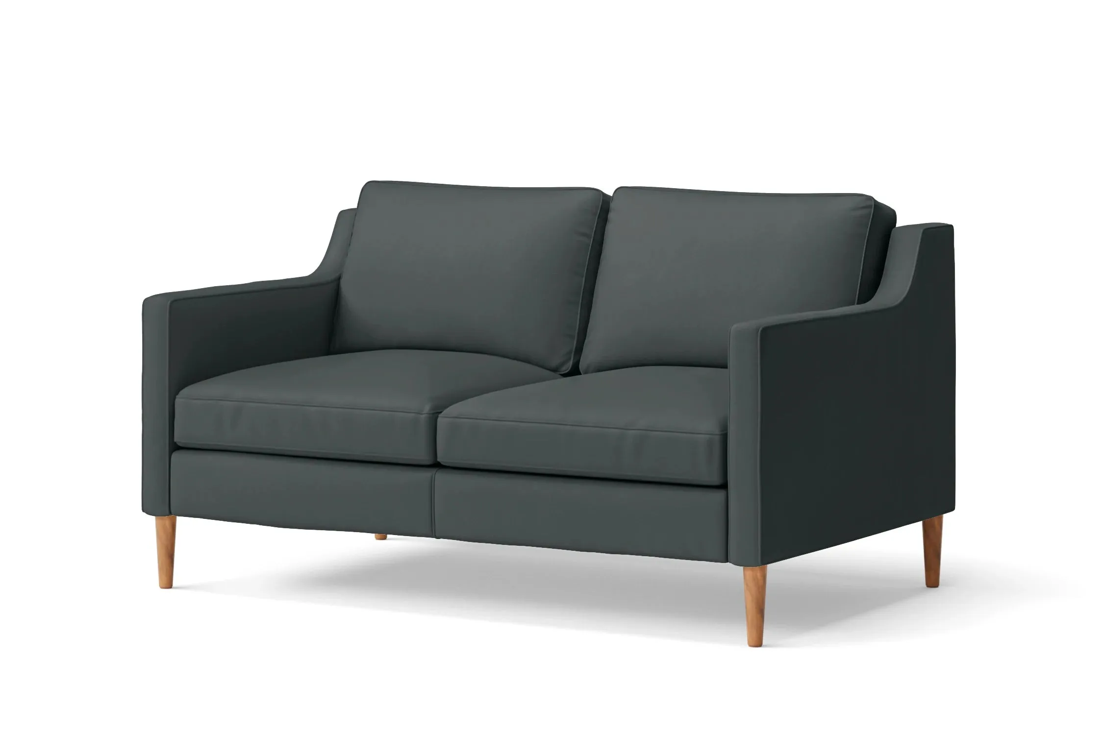 Greco 2 Seater Sofa Slate Leather