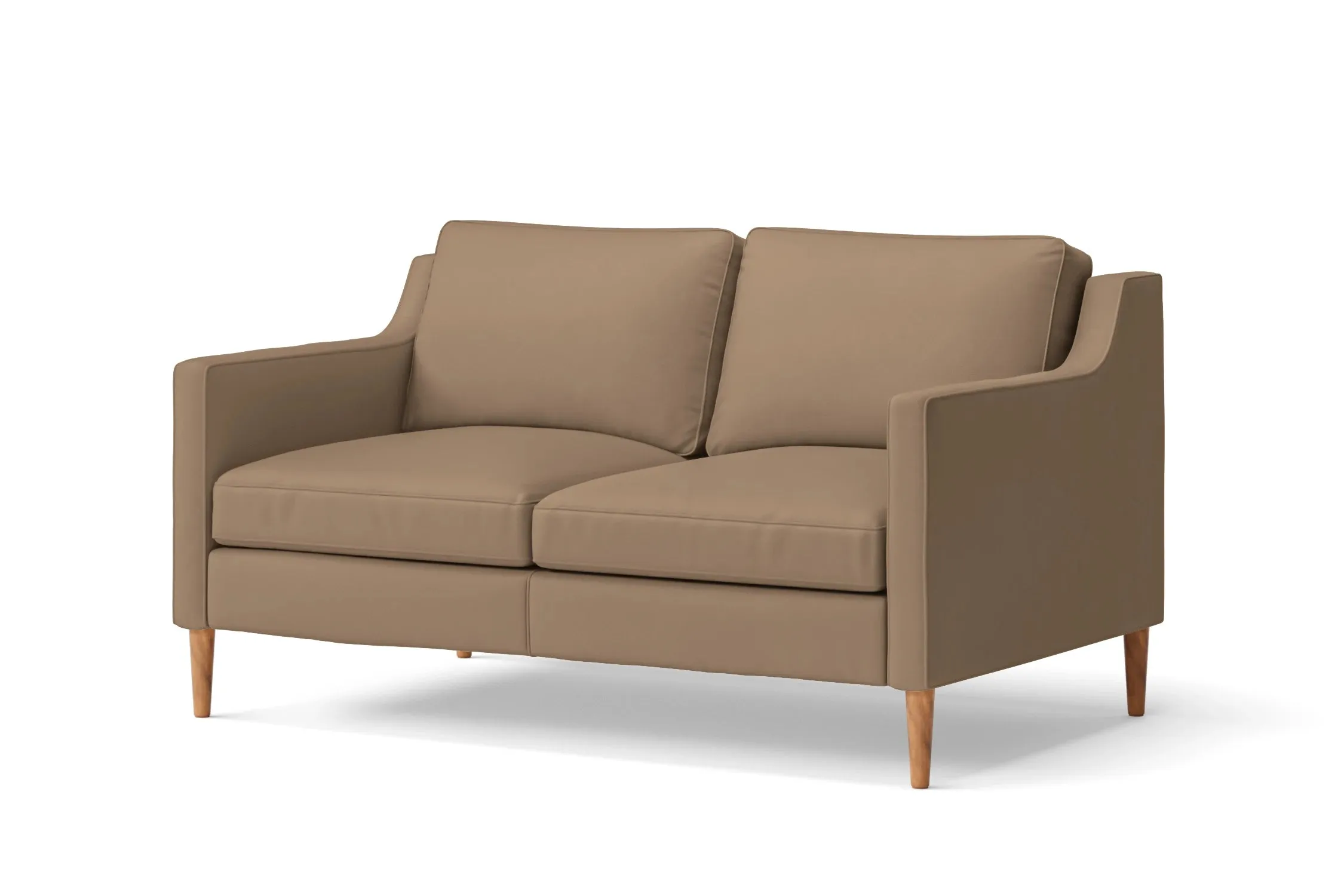 Greco 2 Seater Sofa Stone Leather
