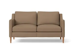 Greco 2 Seater Sofa Stone Leather