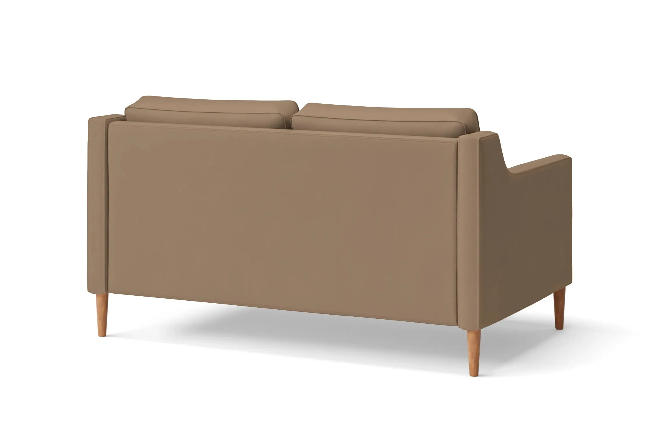 Greco 2 Seater Sofa Stone Leather