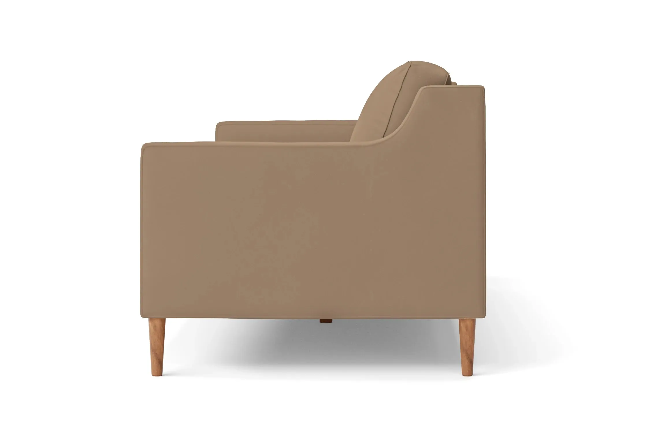 Greco 2 Seater Sofa Stone Leather