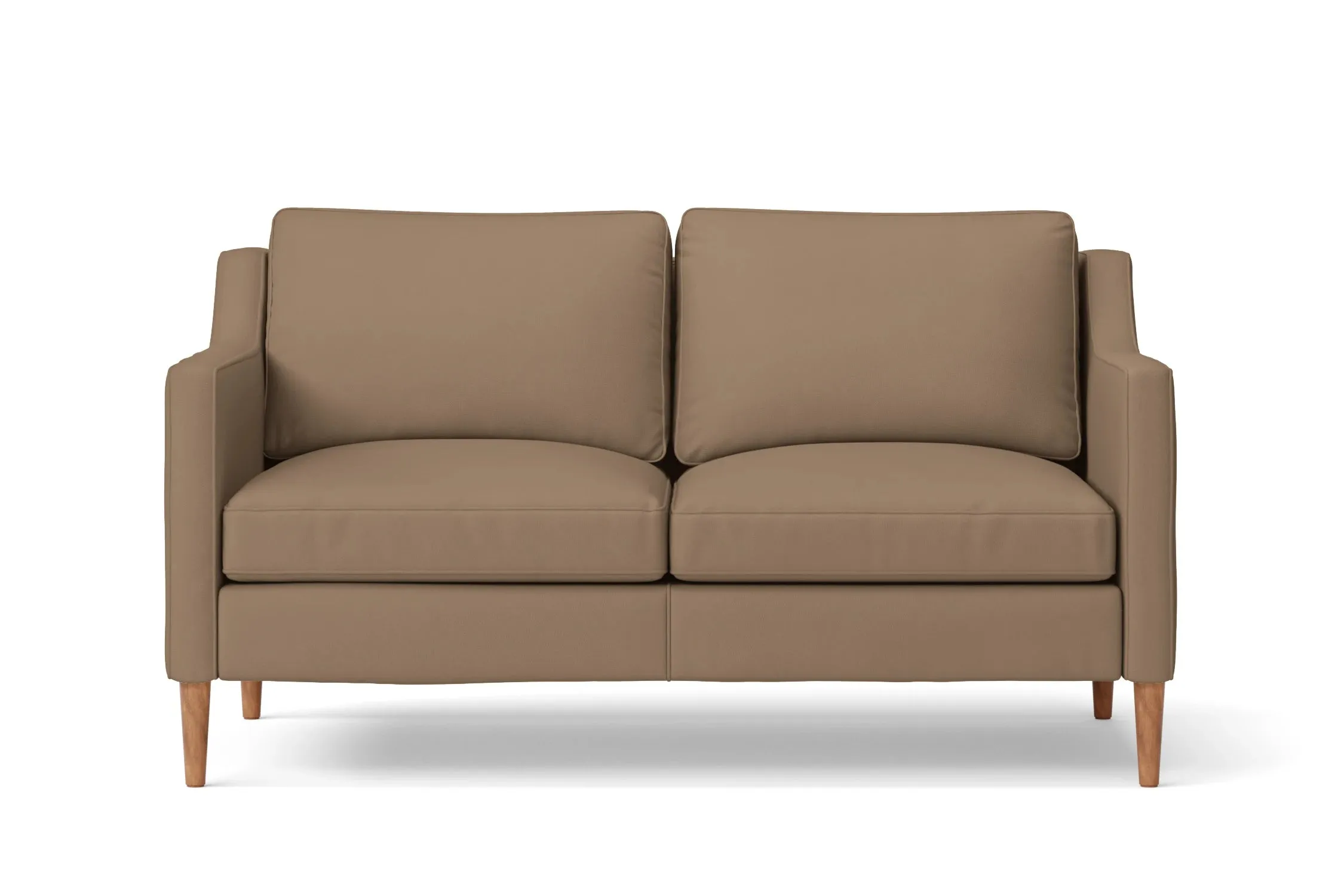 Greco 2 Seater Sofa Stone Leather