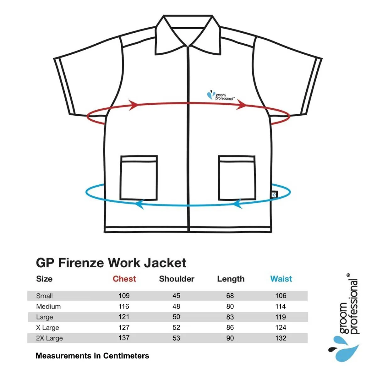 Groom Professional Firenze Unisex Jacket
