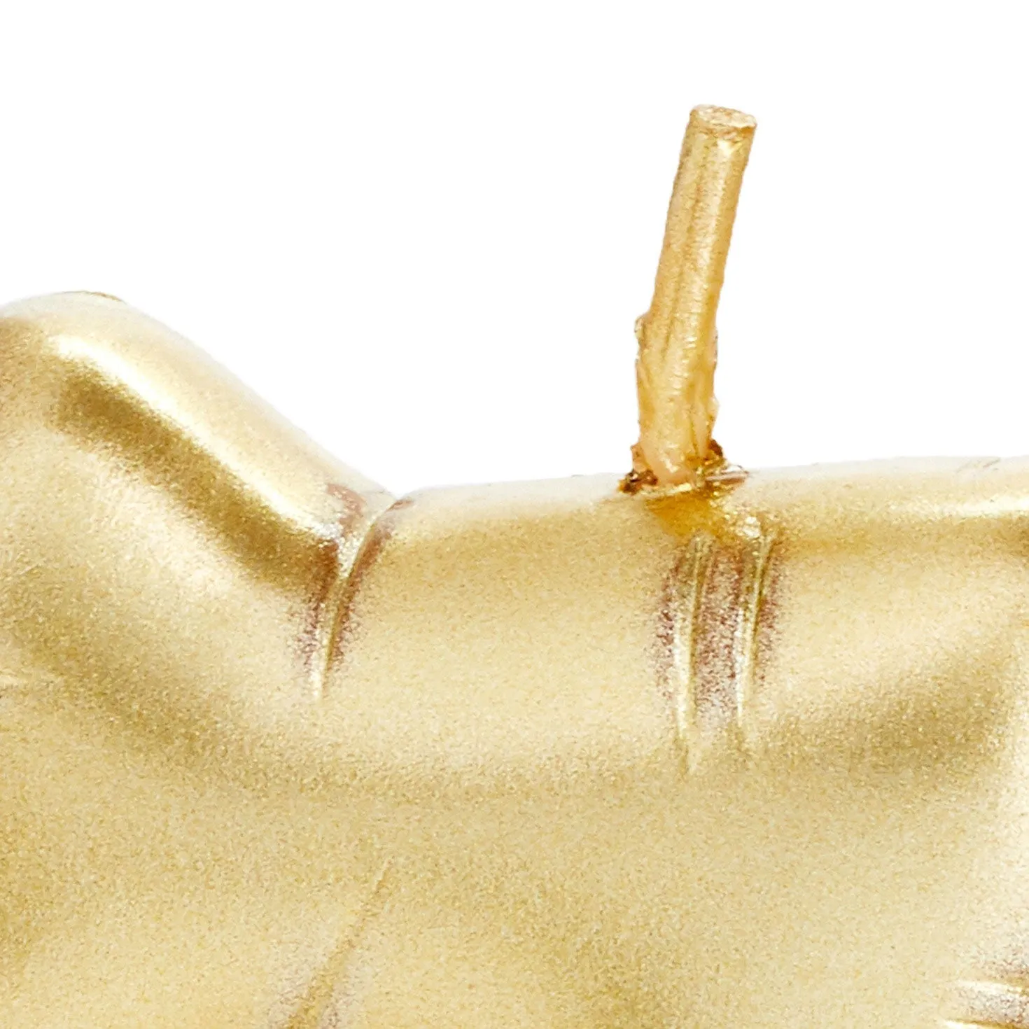 Hallmark ''7'' Metallic Gold Balloon Birthday Candle