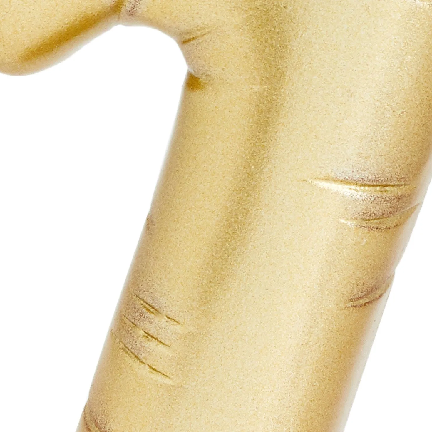 Hallmark ''7'' Metallic Gold Balloon Birthday Candle