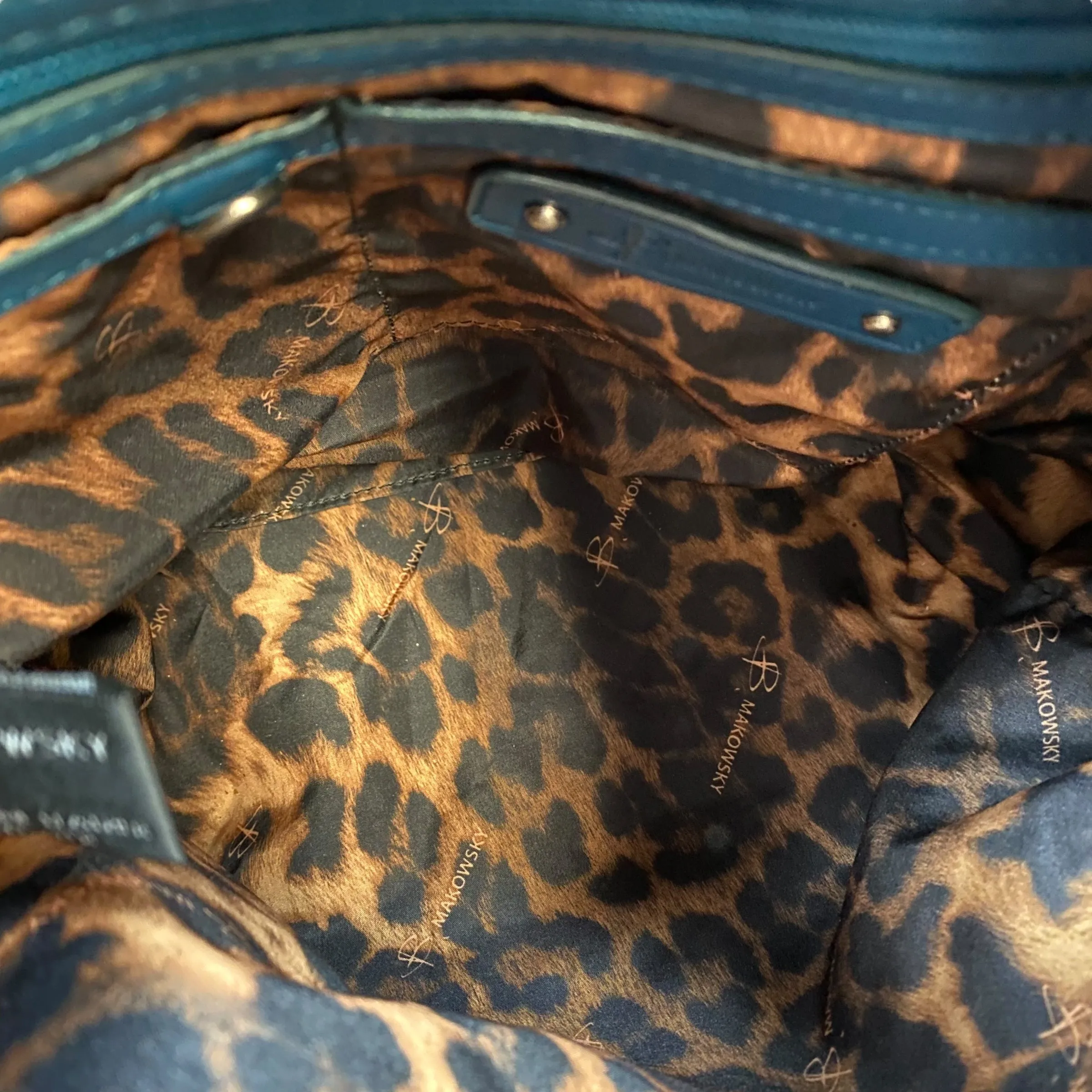 Handbag Leather By Makowsky  Size: Large