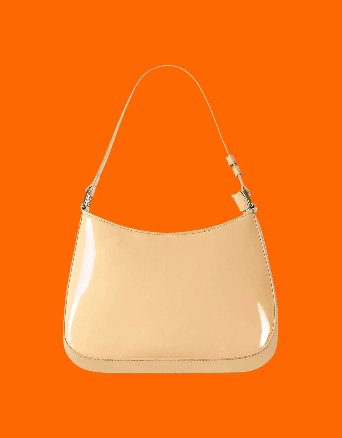 Handbag with lacquer look