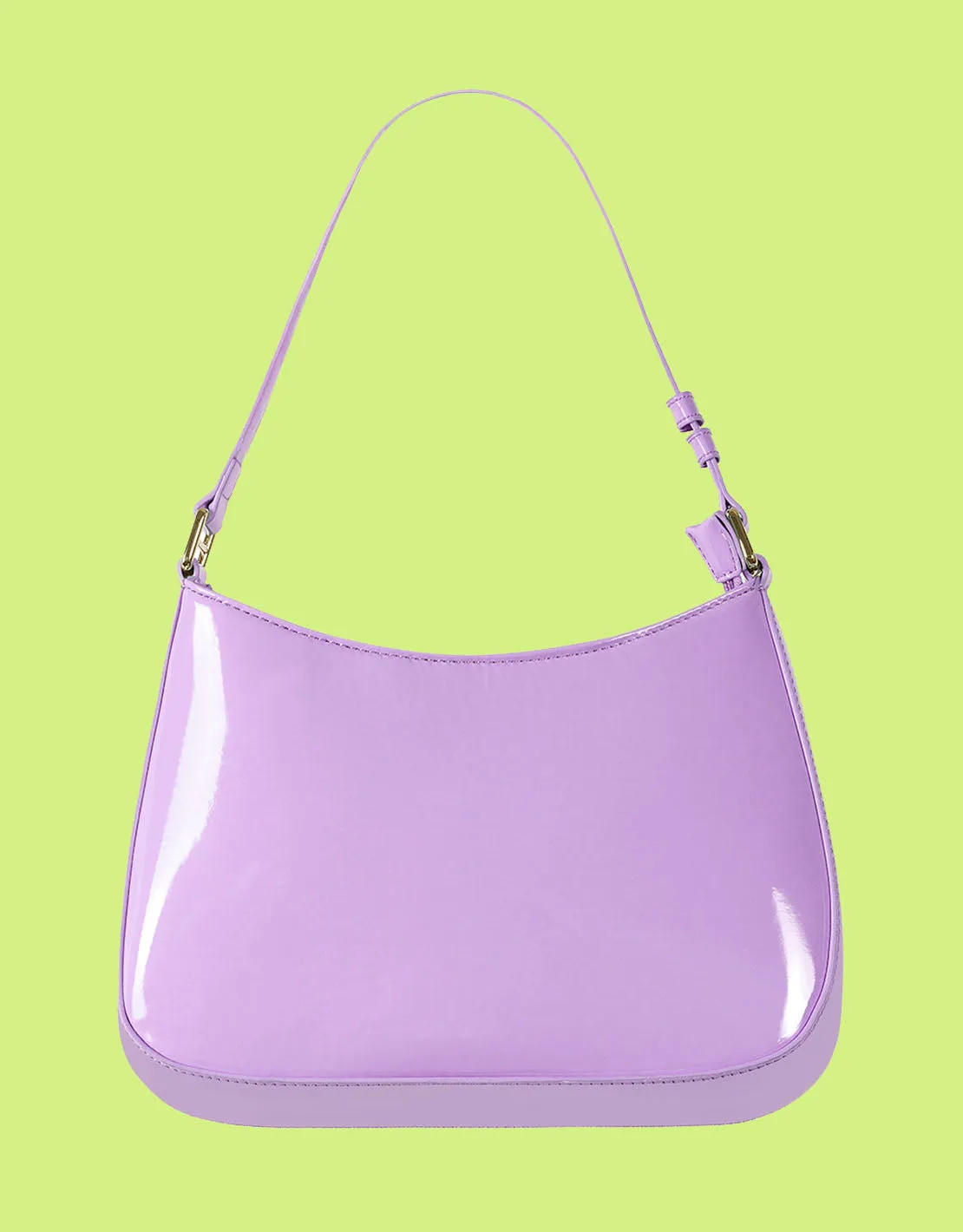 Handbag with lacquer look