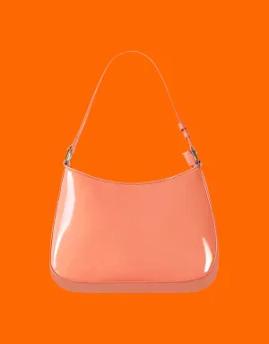Handbag with lacquer look