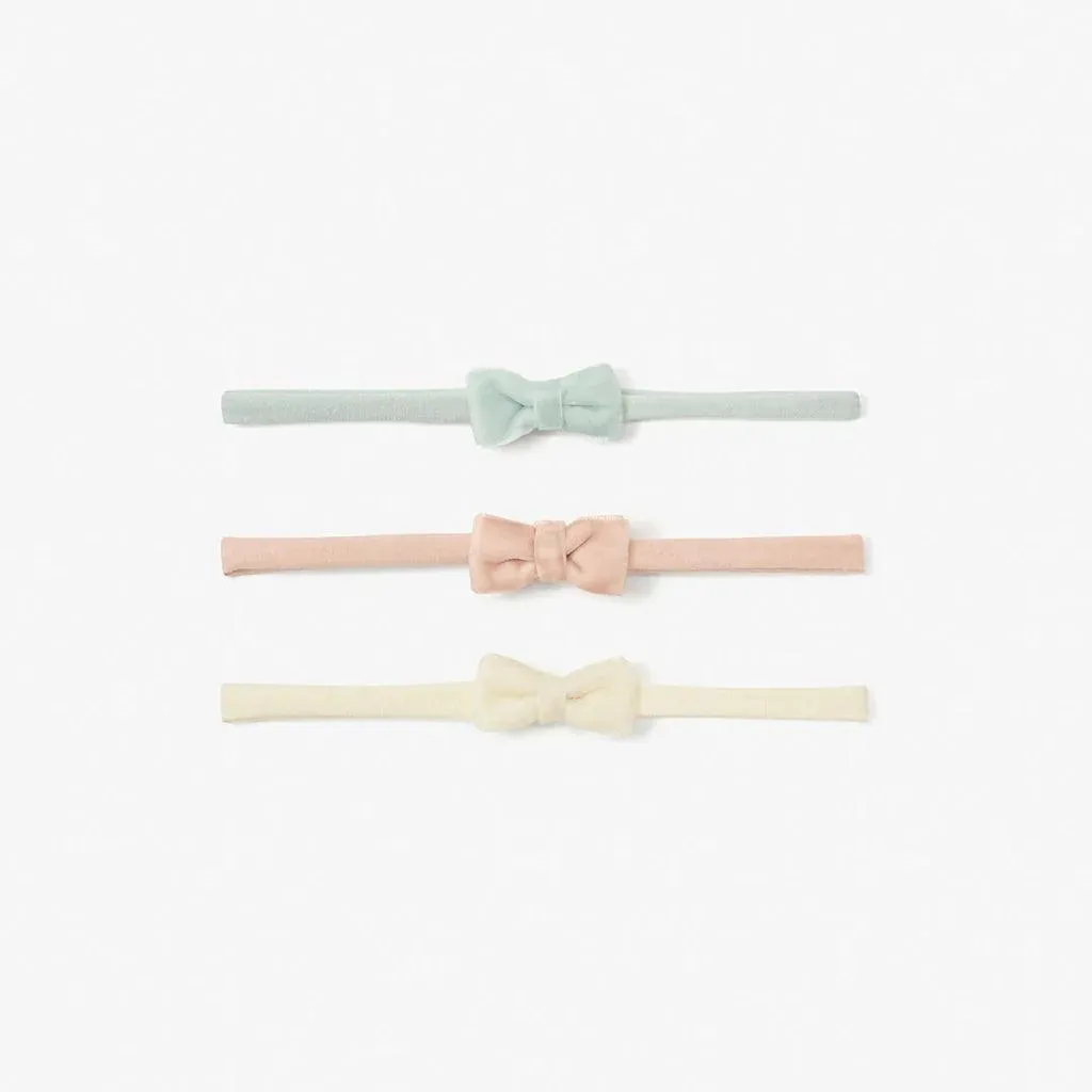Headband | Bow 3 PK- assorted | Elegant Baby