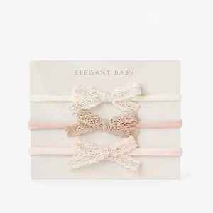Headband | Bow 3 PK- assorted | Elegant Baby