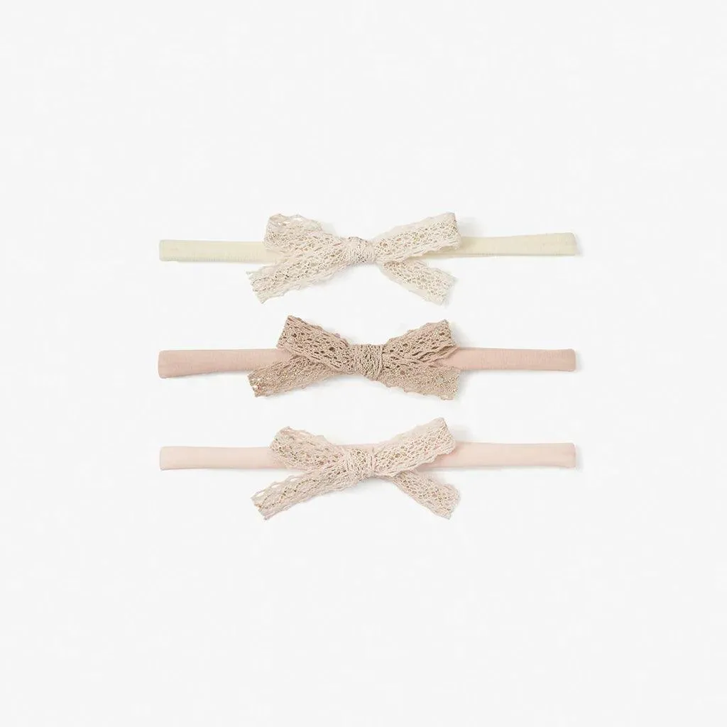 Headband | Bow 3 PK- assorted | Elegant Baby
