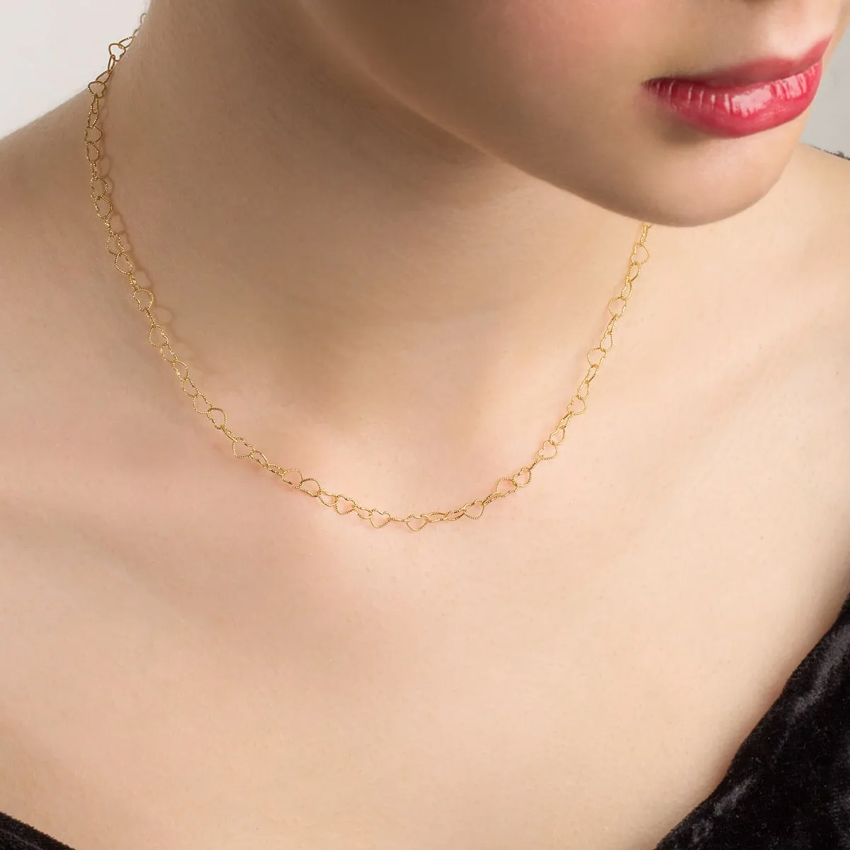 Heart Chain Necklace