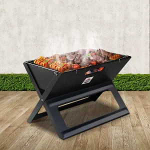 Heavy-Duty Portable Charcoal BBQ Grill & Smoker - Grillz