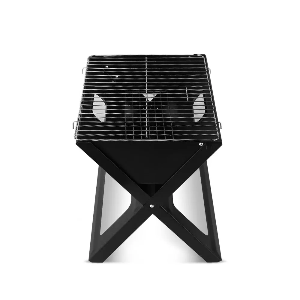 Heavy-Duty Portable Charcoal BBQ Grill & Smoker - Grillz